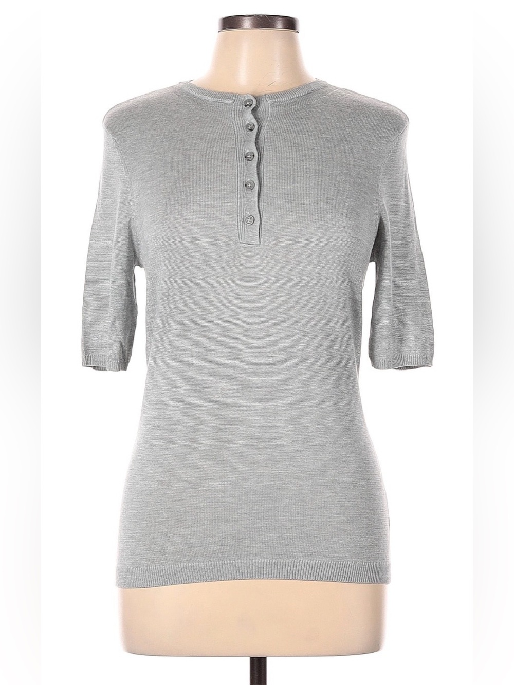 AG Adriano Goldschmied Light Gray Knit Sweater